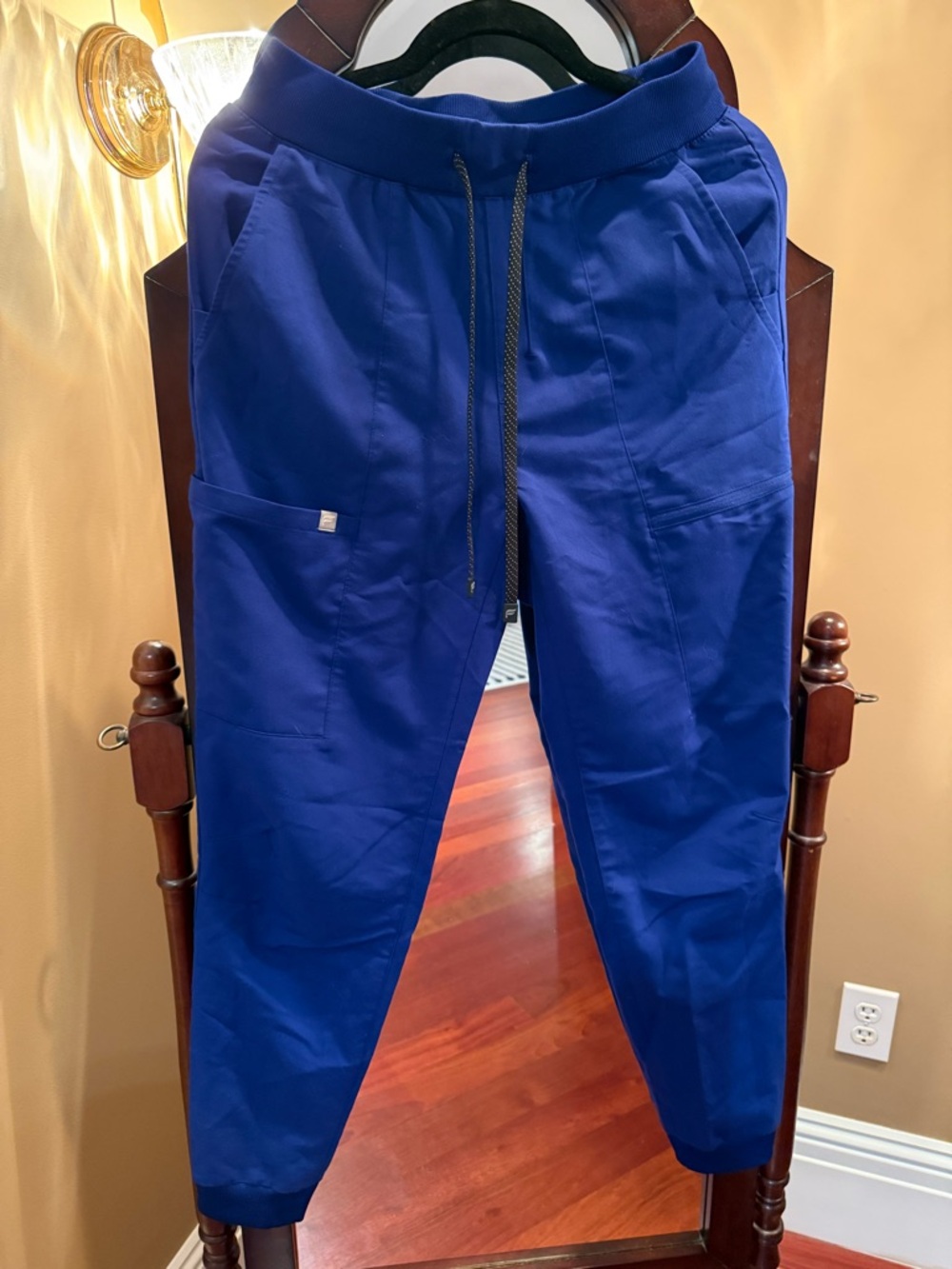 Royal Blue Jogger Pants with Drawstring Waist